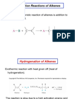 Addition Reactions of Alkenes