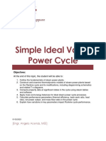 Topic 2 - Simple Ideal Vapor Power Cycle