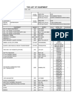 1505 Radio Equipment List