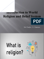 Introduction to World Religions and Belief Systems