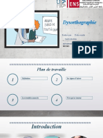 Dysorthographie projet tice