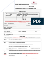 Reservation Form - 2010