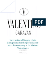 International Supply Chain Disruptions For The Period 2002