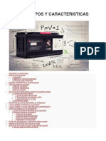 Baterías Tipos y Caracteristicas