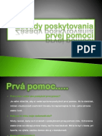 Zásady Poskytovanie Prvej Pomoci