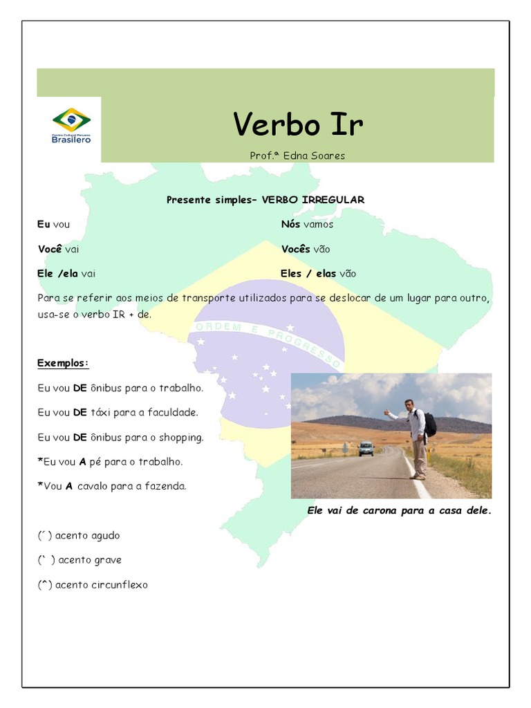 Guia de Uso do Verbo Ir | PDF