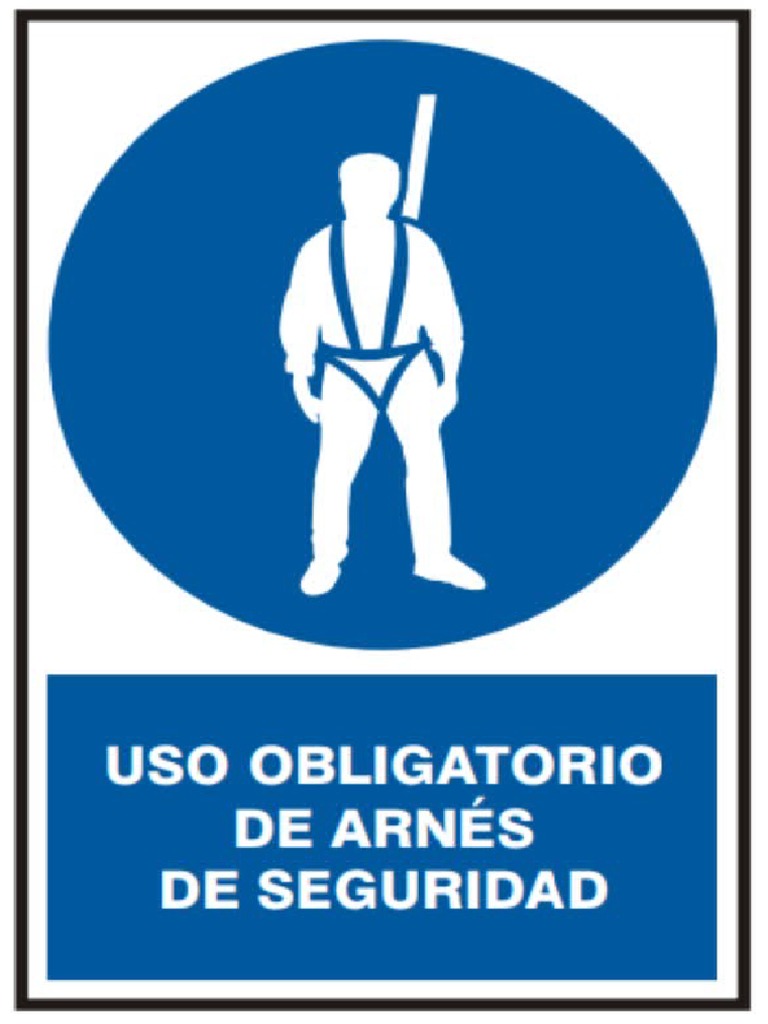 Señaletica Uso De Arnes Pdf 
