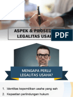 M23 - Materi Aspek Dan Prosedur Legalitas