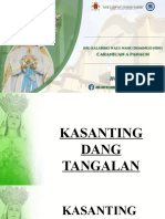 Kasanting Dang Tangalan: A Filipino Poem on Faith and Safety