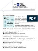 Análise SWOT pessoal