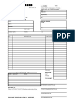 Order Book Template