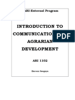 Communication For Agrarian Change