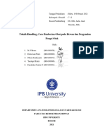 Kelompok 7 - P2 - Teknik Handling, Cara Pemberian Obat Pada Hewan Dan Pengenalan Fungsi Otak