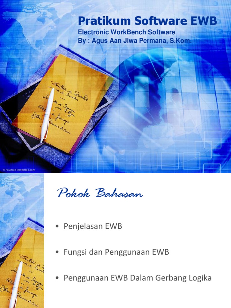 Panduan Praktikum Software EWB | PDF