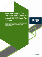 2020 - New Technology - The Projected Total Economic Impact of IBM Cloud Pak For Data