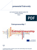 Entrepreneurship Mindset - M11