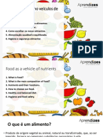 Alimentos e nutrientes: veículos da saúde
