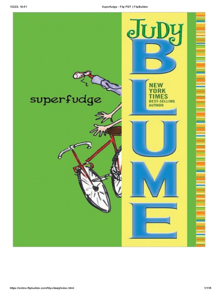 A Digital Adaptation of the Children's Book 'Superfudge' Featuring Over