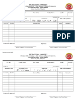 Pre-Encoding Form (PEF) : Civil Engineering Department