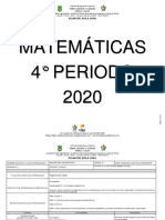 PAU - Grado 5° Luz Mila Rodriguez - CUARTO PERIODO 2020 - MATEMÁTICAS