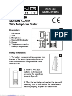 Manual Alarma KONIG SAS-APD10