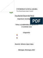 La Problemática de Género en El Contexto Rural