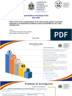 Perfil Clínico y Epidemiología de Las Intoxicaciones Agudas en El HEODRA, León, 2021.