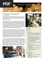 Download Japanese Textile Study Tour Brochure by Nat Palaskas SN62394004 doc pdf