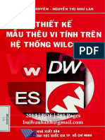 Thiết Kế Mẫu Thêu Vi Tính Trên Hệ Thống Wilcom ES (NXB Đại Học Quốc Gia 2013) - Trần Đại Nguyên, 285 Trang