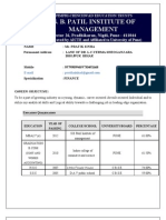 S. B. Patil Institute of Management L Institute of Management