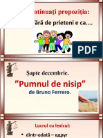 "Pumnul de Nisip" de Bruno Ferrero