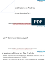 Common Size Analysis Part 2
