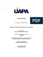 Proceso ventas rentabilidad empresa