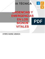 Urgencias y Emergencias de Los Signos Vitales