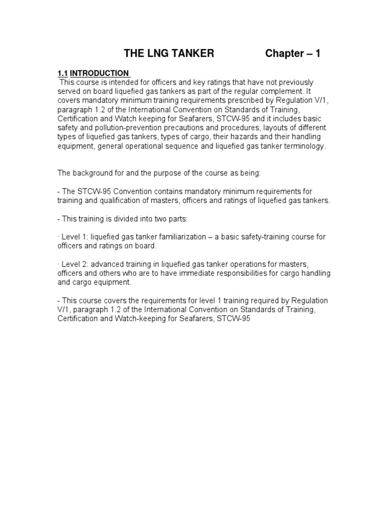 LNG Tanker Operations Training Course | PDF | Liquefied Natural Gas | Fires
