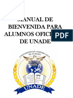 Manual de Bienvenida para Alumnos Unade