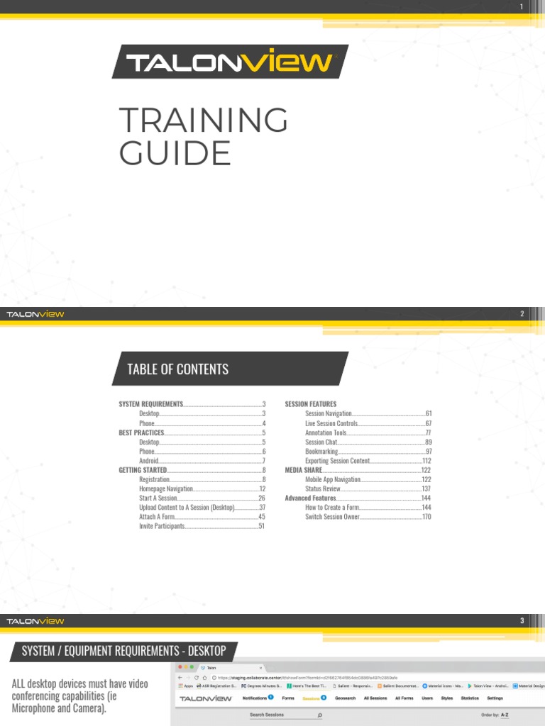 Talonview PC Training Guide | PDF | Google Play | Icon (Computing)