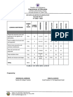 Table of Specification Nail Care - 2