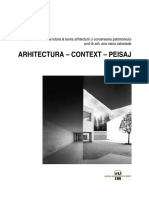 Arhitectura - Context - Peisaj