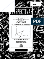 Constructivismo y Educación Dossier - 1