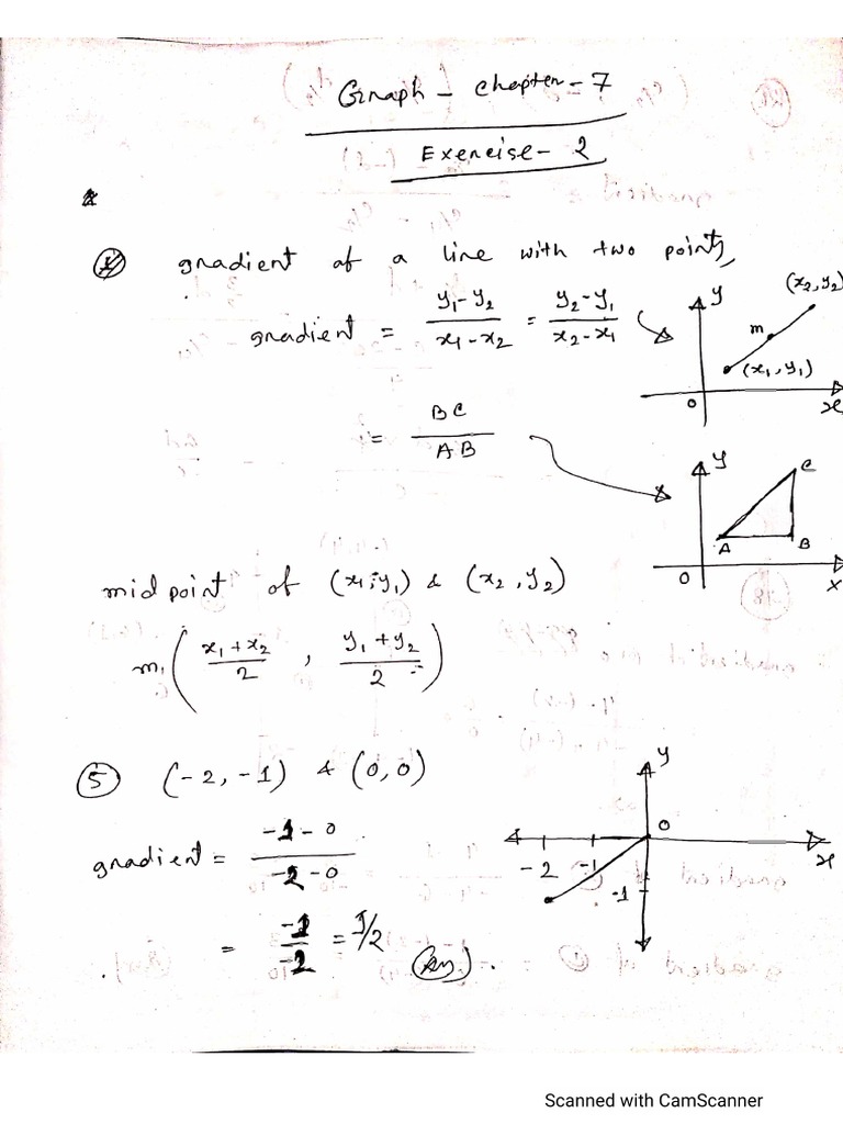 IGCSE, Chapter 7, Ex 2, 3, 4, 5 | PDF