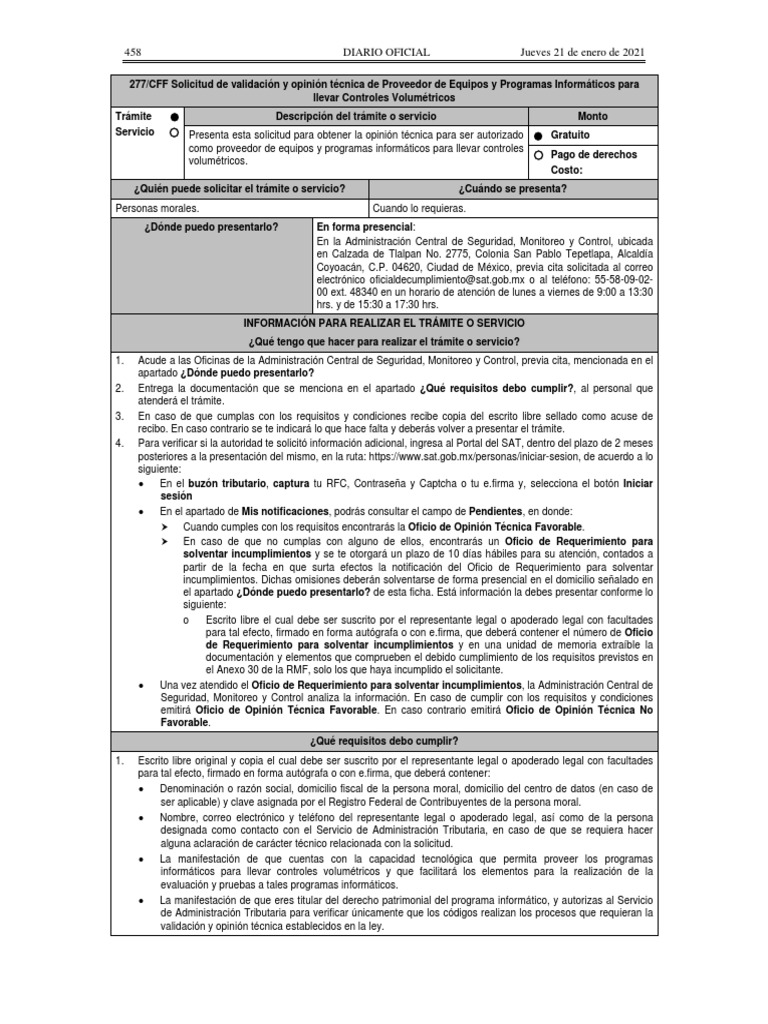 Anexo 1 A RMF 2021 PDF Informática