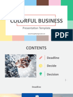 Colorful Business Plan Template