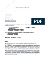 FORMULARIO DE DESISTIMIENTO - Cumplimentable - Cliente - 2