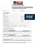 Instrumento Estadistico y Relación de Personal PREPARA 2018-2019-1