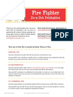Fire Fighter Do A Dot Printables