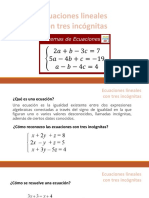 Sistema de Ecuaciones Lineales