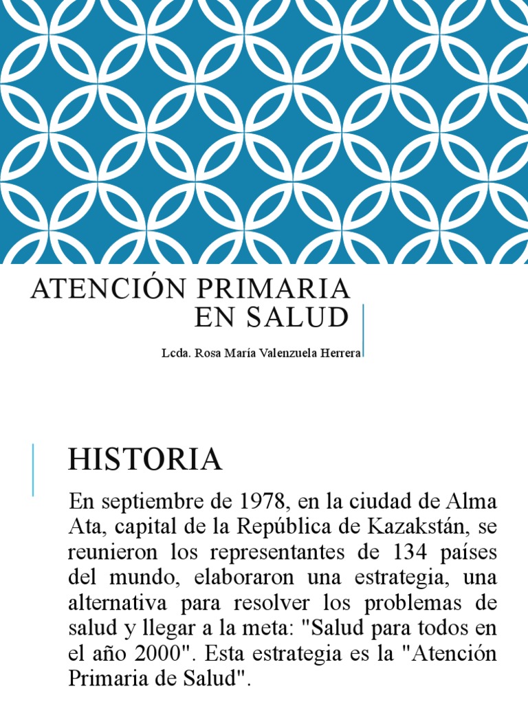 Atención Primaria: Clave para la Salud | PDF | Cuidado de la salud
