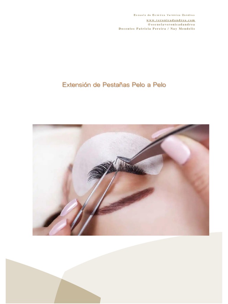 Curso Extensiones de Pestañas | PDF | Microorganismo | Productos cosméticos