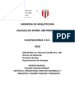 Calculo de Aforo Arquitectura Club Nacional (1) - 17 Julio 2022 - Brayam Arambulo y Dilbert Aguilar